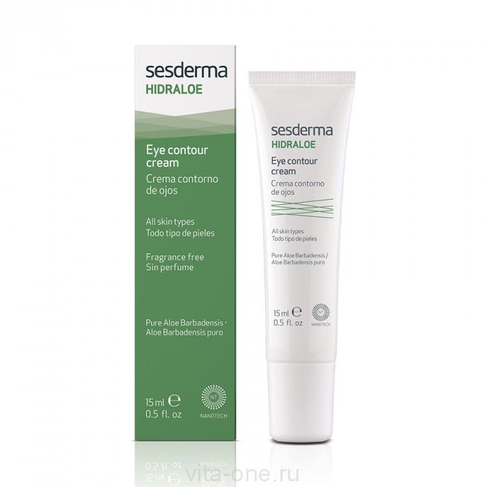 HIDRALOE Eye contour cream – Крем-контур увлажняющий для зоны вокруг глаз Sesderma (Сесдерма) 15 мл