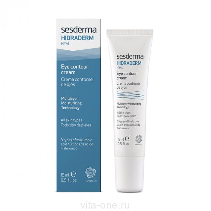 HIDRADERM HYAL Eye contour cream – Крем-контур для зоны вокруг глаз Sesderma (Сесдерма) 15 мл