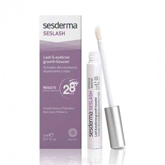 SESLASH Lash & Eyebrow growth booster – Сыворотка активатор роста ресниц и бровей Sesderma (Сесдерма) 5 мл