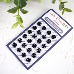 Кнопки пришивные металлические 6 мм, ц. черный