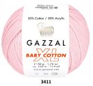 фото Пряжа BABY COTTON XL Gazzal цвет 3456