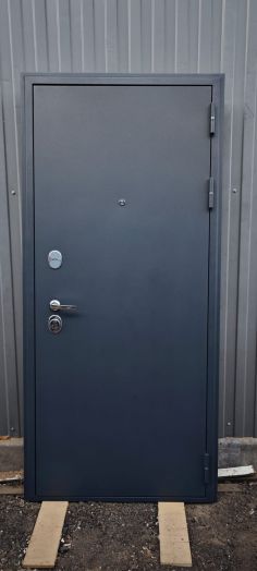 Дверь Входная РЕКС Спартак Серый Муар ФЛ 117 Силк Сноу