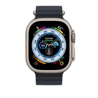 Ремешок Apple Watch Ulta 49mm Black Ocean Band - Natural Titanium Finish