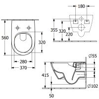 схема Villeroy&Boch Subway 2.0 5614R001