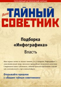 Ваш тайный советник. Подборка «Инфографика. Власть»