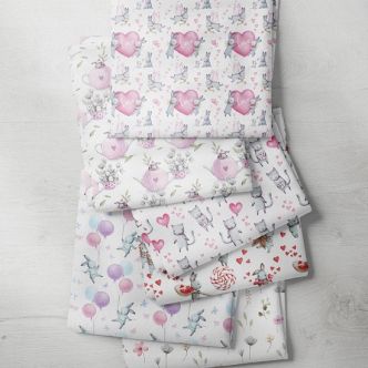 Зайки-валентинки