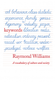 Keywords: A Vocabulary of Culture and Society