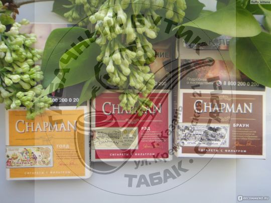 Немецких сигареты Chapman в АССОРТИМЕНТЕ.
