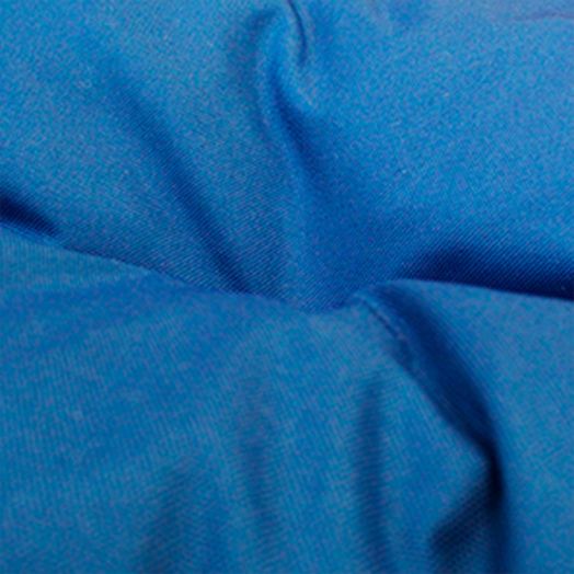 МГПК2-11-10 Подвесное кресло ДЛЯ ДВОИХ с ротангом белое, синяя подушка