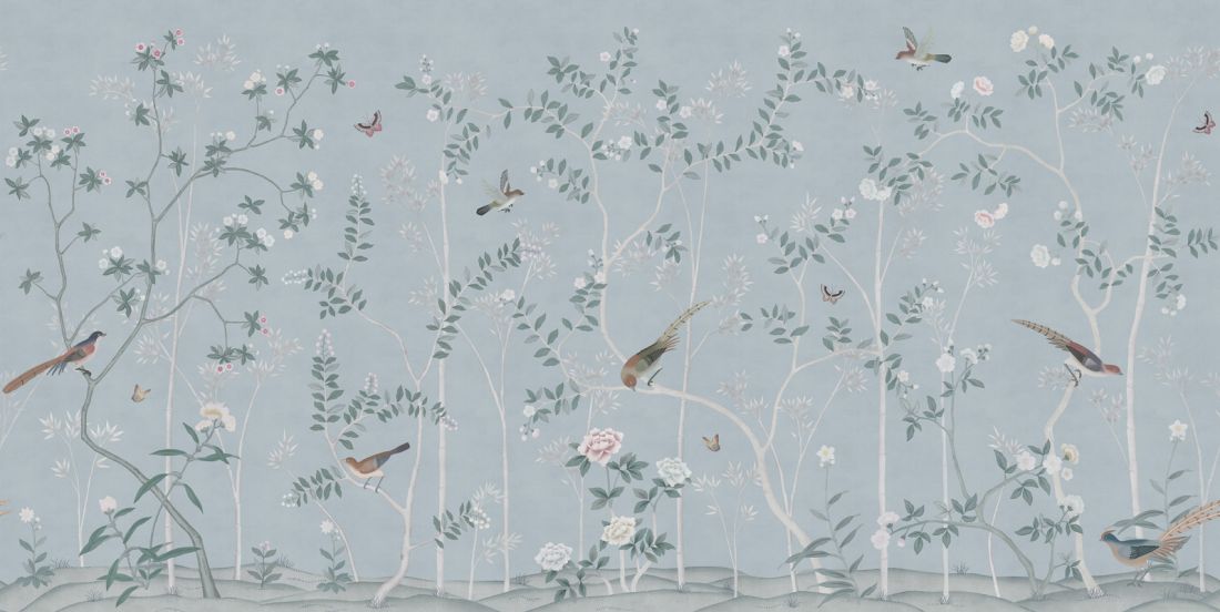 Chinoiserie, Blue