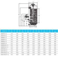 Фильтр глубокой загрузки Aquaviva SDB800 (20 м3/ч)