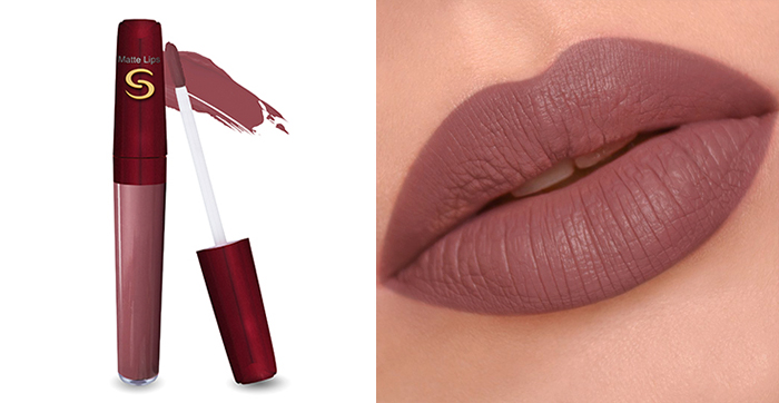 Жидкая помада Severina "MATTE lips" Серии <<Severina Visage>> Фиолетовый 3 шт. в уп. арт. 3/318