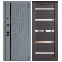 Металлическая Дверь Дверной континент ДК-80 47 Венге царга