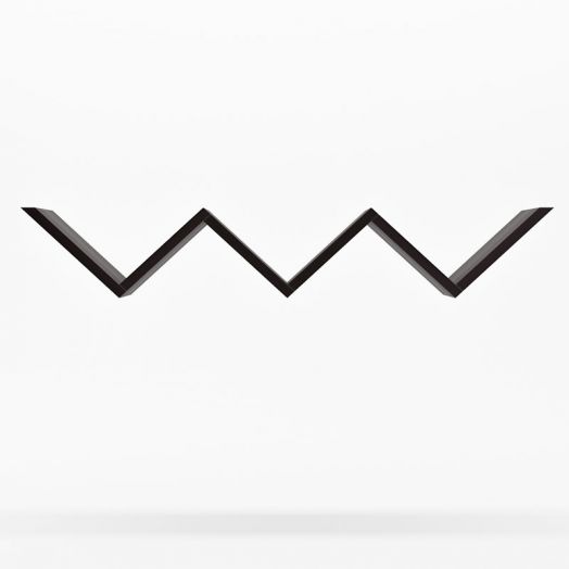 Полка настенная Linnea (Чёрное дерево)