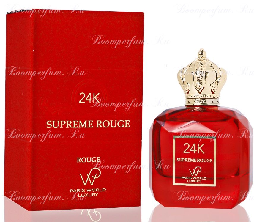 Paris World Luxury 24K Supreme Rouge, 100 ml