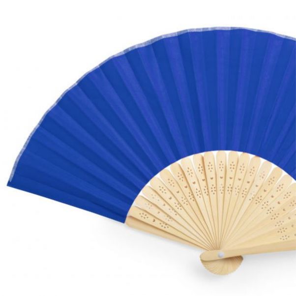 Веер складной Bamboo Blue