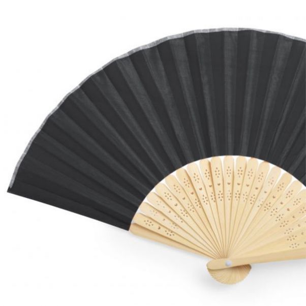 Веер складной Bamboo Black