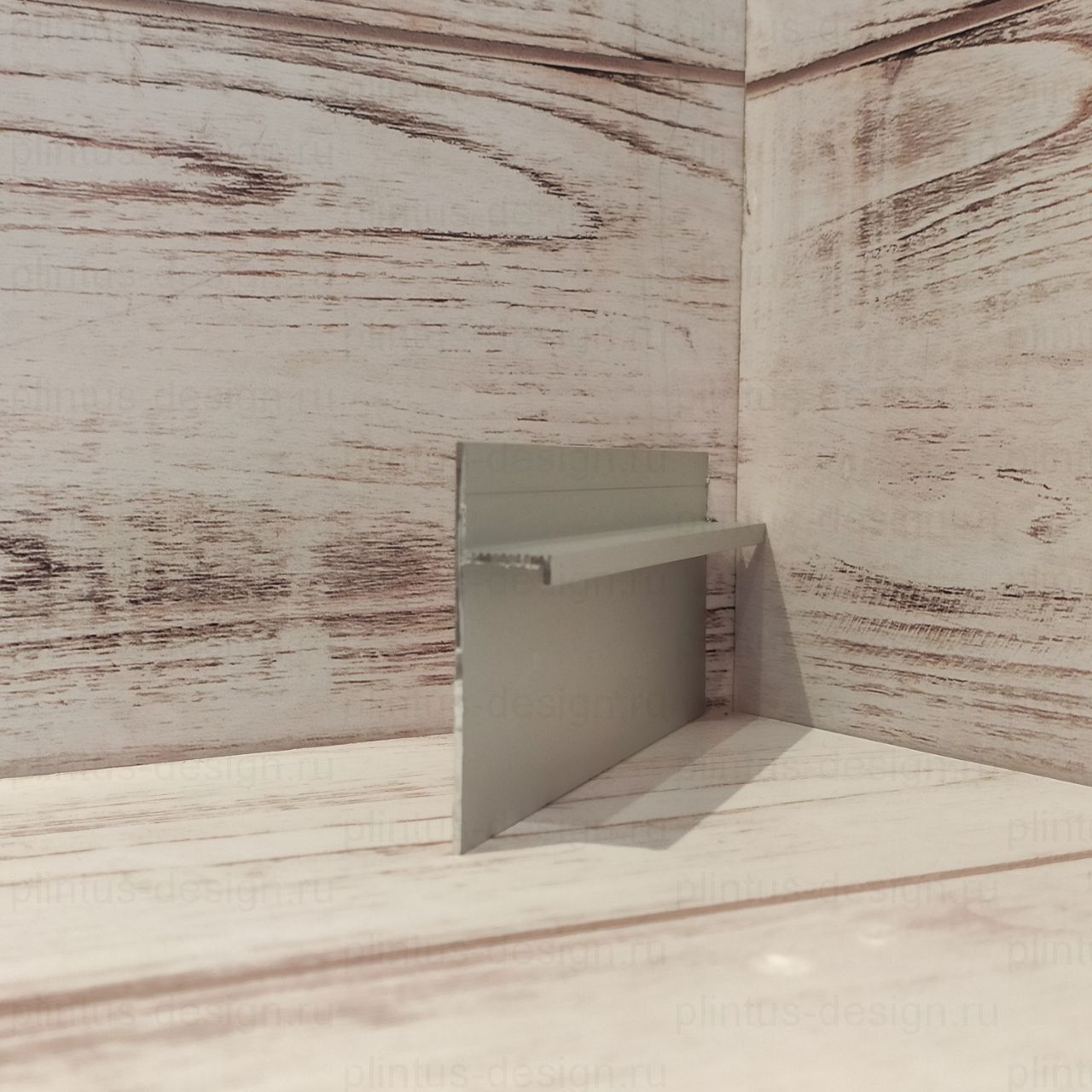 5955.01 Евротрим теневой профиль серебро 40 мм