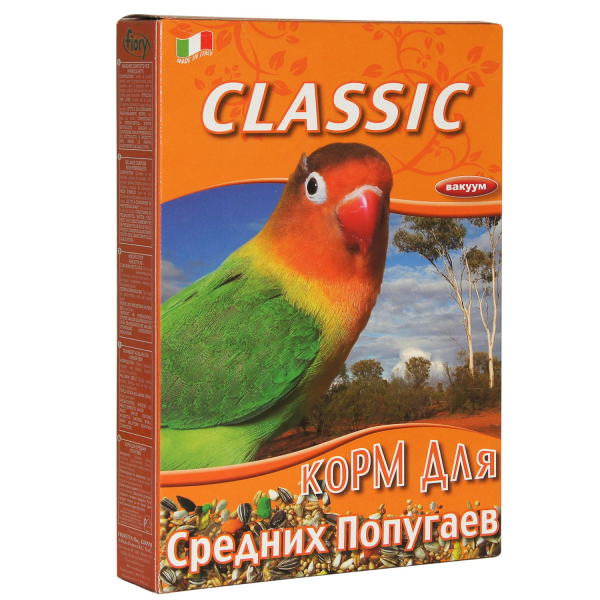 Корм для средних попугаев Fiory Classic