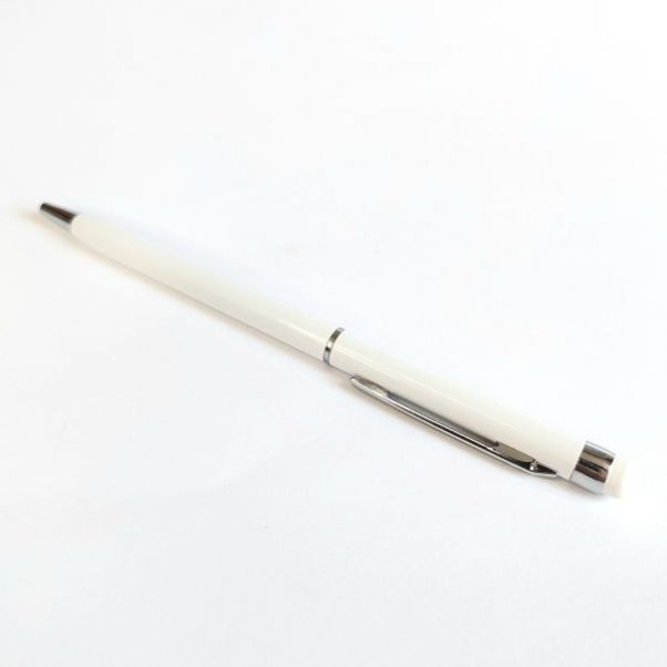 Белые ручки со стилусом TouchWriter