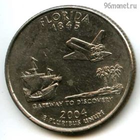 США 25 центов 2004 P Флорида