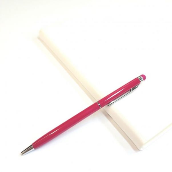 Розовые ручки со стилусом TouchWriter