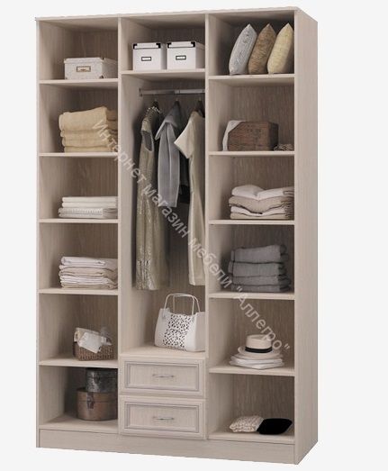 Шкаф 3-х дверный с зеркалом и ящиками "Верона-СП"