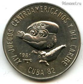 Куба 1 песо 1981