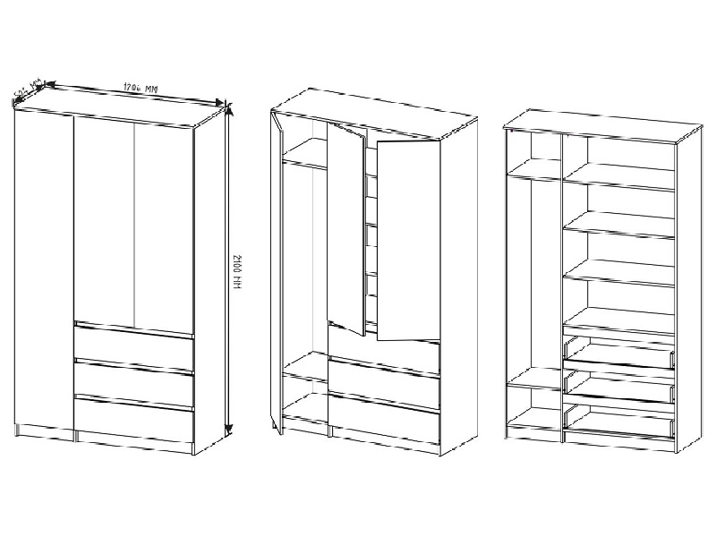 Шкаф Мори 1200