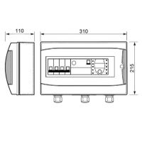 Панель управления фильтрацией Toscano ECO-POOL-B-400-D 10002584 (380В) с таймером, Bluetooth