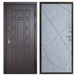 Входная дверь Termo-door  Виргиния венге Лучи бетон светлый