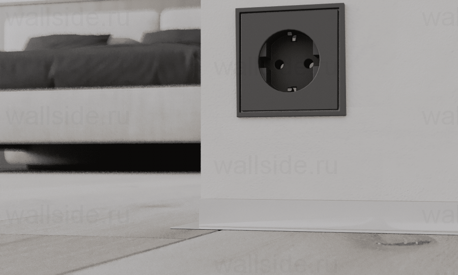 Микроплинтус Лайн Ликорн С-05.25.2 L-образный анодированный