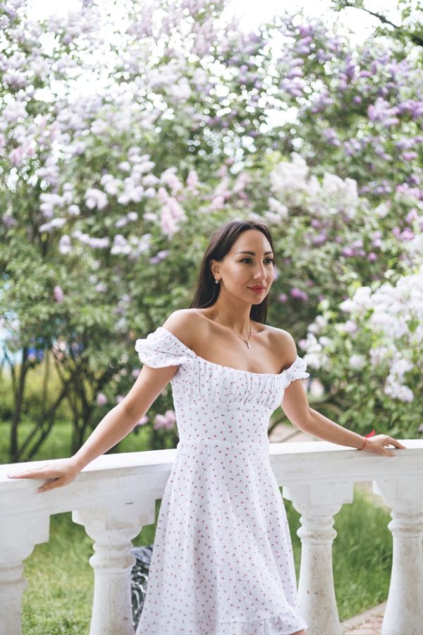 Платье Tenere из муслина в цветочек