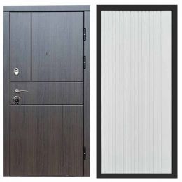 Входная дверь Termo-door Вертикаль Венге FLAT Белый Софт