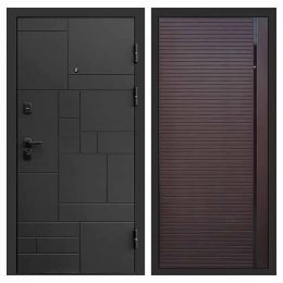 Входная дверь Termo-door Квадро BLACK PORTE Шоколад