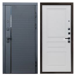Входная дверь Termo-door Black line Классик белый матовый