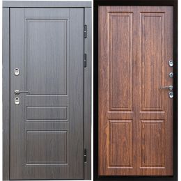 Входная дверь с терморазрывом Termo-door (Термодор) Орегон венге Стандарт Орех Металлическая