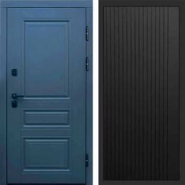 Входная дверь Termo-door Орегон Графит FLAT Черный Кварц