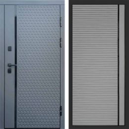 Входная дверь Termo-door SIMPLE Графит PORTE Грей Софт