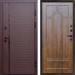 Входная дверь Termo-door SIMPLE Шоколад Арка Дуб