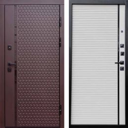 Входная дверь Termo-door SIMPLE Шоколад Porte white