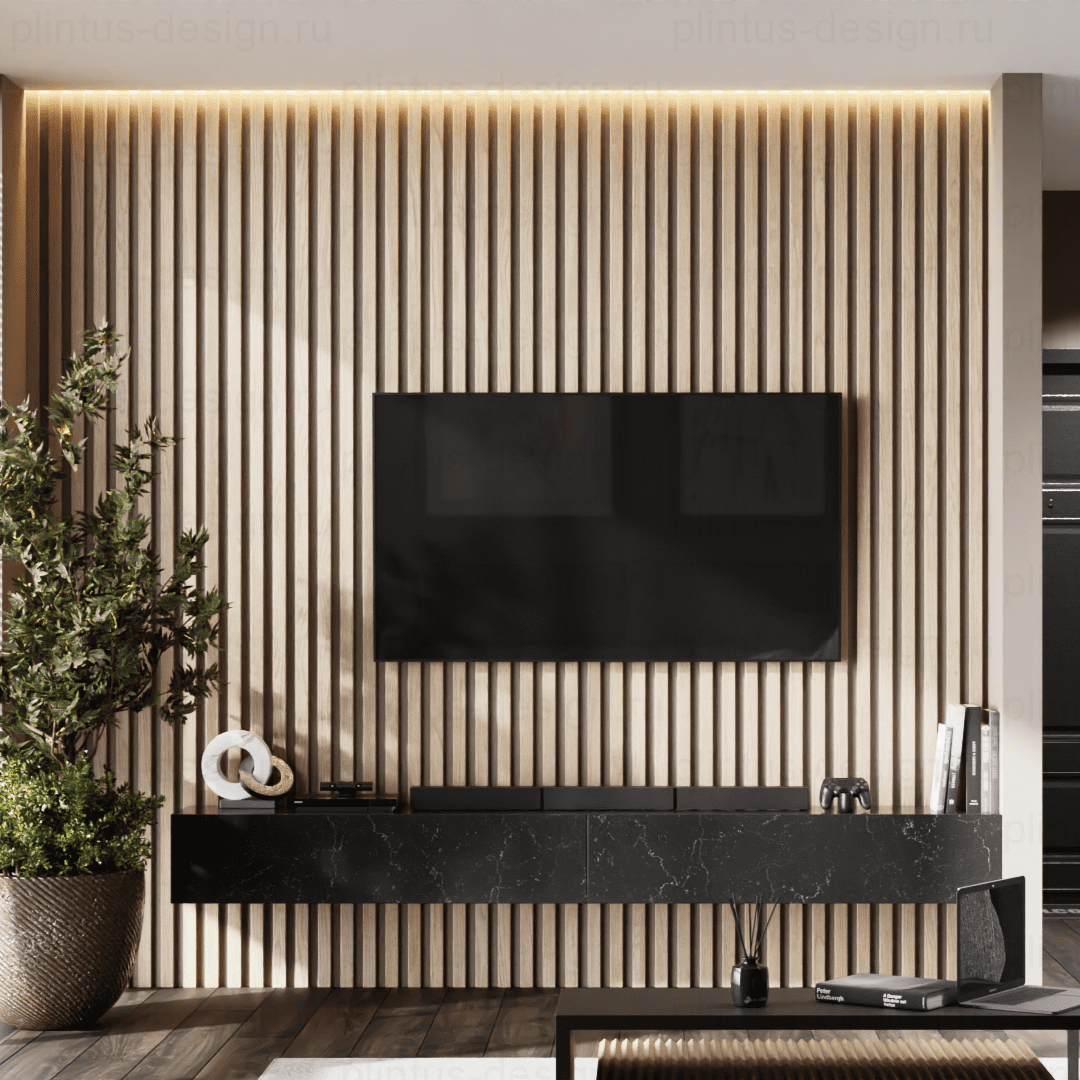 Рейка интерьерная МДФ Ликорн РП-2.16.2800