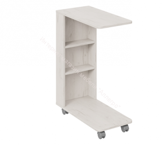 Стол журнальный тип 14 (Дуб крафт белый)