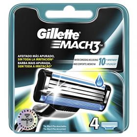 Gillette Mach3 сменные лезвия 4 шт