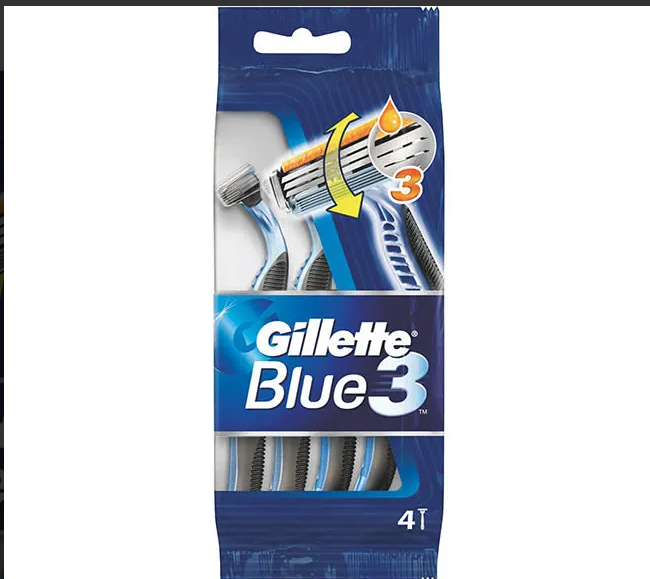 Gillette Blue3 одноразовый бритвенный станок 4 шт