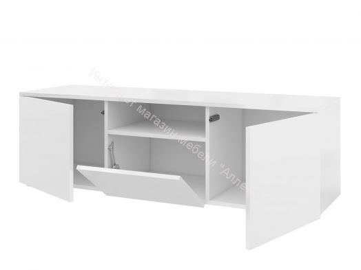 Тумба ТВ Исп.4 ПМ-311.11 (Белый глянец)