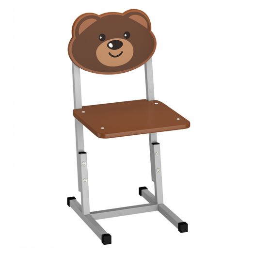 РСН-012-01 Стул детский "Медвежонок" Фанера/Металл