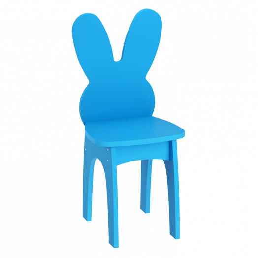 РСН-010-05 Стул детский "Заяц" МДФ (цвет Голубой)