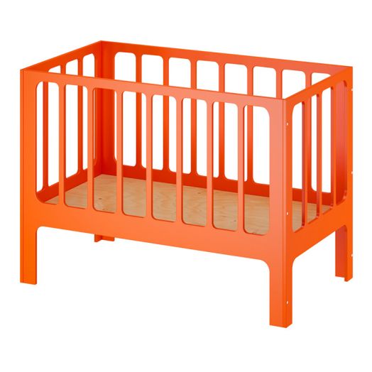 РСН-0073-08 Кровать – манеж младенческая «Сева» Фанера (цвет Оранжевый)