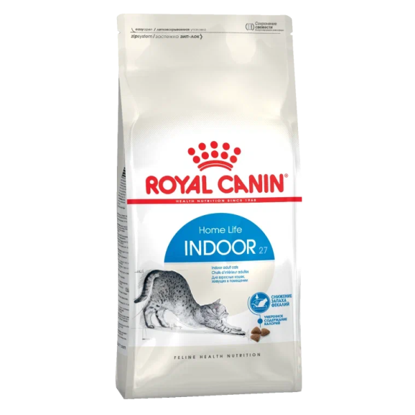 Сухой корм для кошек Royal Canin Indoor 27 живущих в помещении 2кг